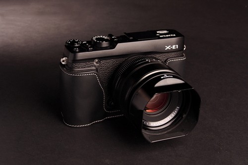 Borsa mezza fotocamera - , vera
